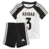 Sommer-Set aus Baumwolle adidas Baby I Sport Sum Set Sportoutfit, Blanco/Negro, 68