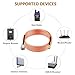 MOOKEERF SMA Male to N Male Cable 12ft RG316 SMA to N Cable 50 Ohm for WiFi Router,GPS Receiver,Antenna,Signal Booster etc