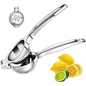 Handmatige citroenpers, RVS Fruit Citrus Squeezer Heavy Duty Handpers Citroen Lime Oranje Fruit Juicer, Veilig Snel en Effectief Juicing Makkelijk te gebruiken Keuken Gadgets