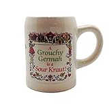 Essence of Europe Gifts German Coffee Cup: Grouchy German Is A Sour Kraut!