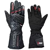 [TAICHI] RSタイチ(RS バイク 電熱グローブ 秋冬 防水 防寒 保温 タッチパネル対応 プロテクター内蔵 e-HEAT グローブ RST656 BLACK/RED M