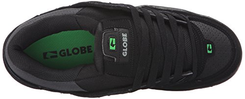 Image of Globe Mens Fusion Skate Shoes, Black /Black /Green, 14 M US