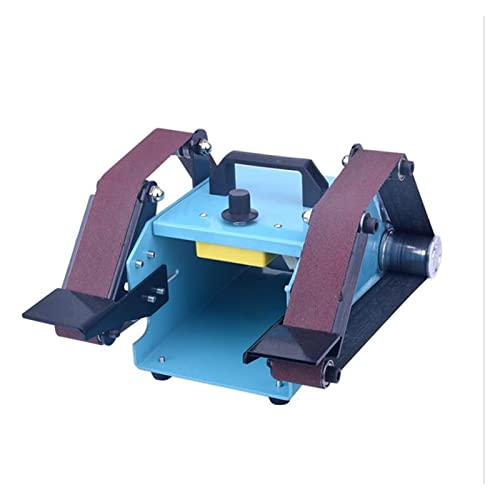 Lijadora de banda de 950 W, amoladora multifuncional, máquina de banda abrasiva eléctrica, máquina de pulido de banda, máquina de pulir, Metal, madera pulida,Amplia gama de aplicaciones
