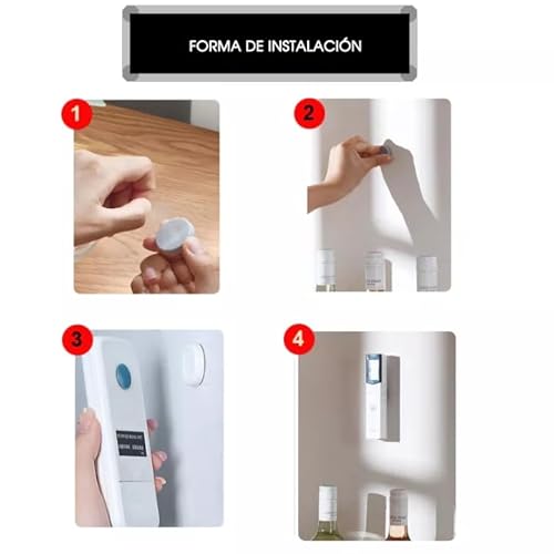 B BachVibes Set mit magnetischen Halterungen für Fernbedienung, Telefon, Router, Steckdosenleisten und Organizer für TV-Fernbedienungen, ohne Bohren (Graue Magnete, 10)