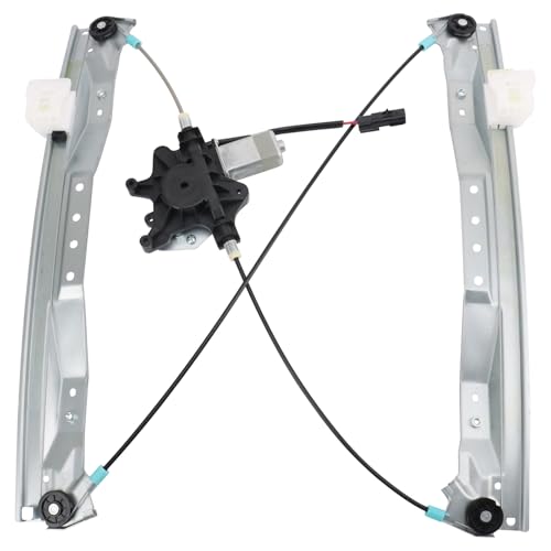 Image of TRQ Front Left Power Window Regulator & Motor Assembly Power Driver Side Compatible with 2008-2016 Chrysler Town & Country 2008-2020 Dodge Grand Caravan 2012-2015 Ram C /V CH1350148 CH1350152 CH1350161