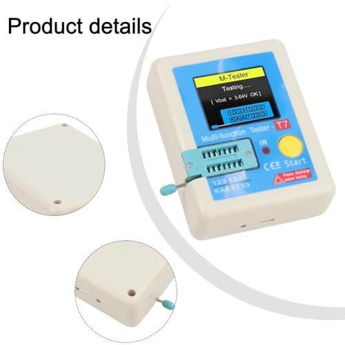 Testeur de transistor LCR-T7 avec écran TFT bleu pour composants électroniques - 6