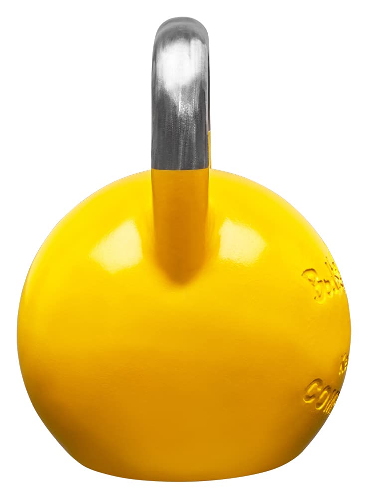 Bad Company Kettlebell in Acciaio per Uso agonistico I Peso a Sfera con Manico I Diverse Varianti di Peso Definite per Colore I da 8 a 40 kg