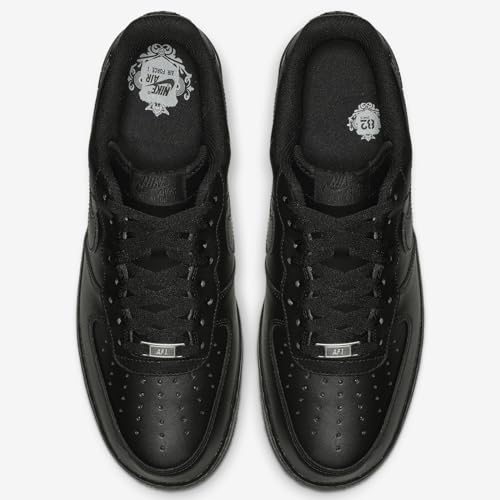 Image of Nike Air Force 1 '07 Men's Shoes (CW2288-001, Black /Black) Size 4.5