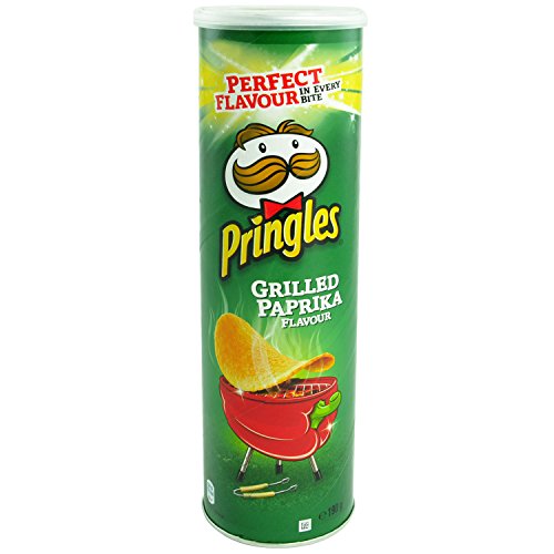PRINGLES potato chips - Grilled Paprika - 1 can - Limited Edition - 190g