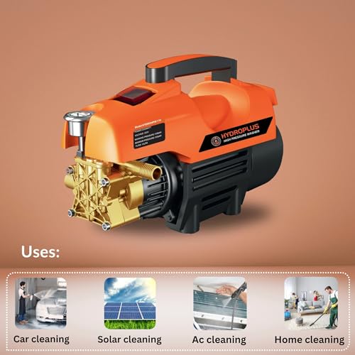 Image of HYDROHPW PRO High Pressure Car Washer 2200W | 10 LPM Water Flow | Portable Electric Power Washer for Car, Bike, Home & Garden Cleaning | Powerful Pressure Washing Machine