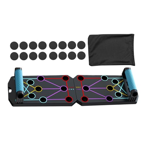 Bauchmuskeltrainer für Bauchmuskelübungen, zusammenklappbares Brustmuskeltrainingsgerät für Männer und Frauen, tragbare Trainingsgriffe