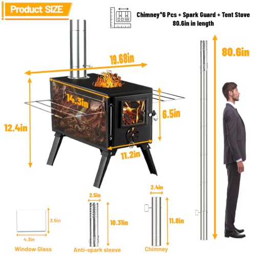 AVOFOREST Wood Burning Stove