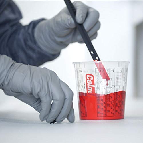 50 x COLAD Mischbecher mit Maßstab 2300 ml LACK FÜLLER - Becher ohne Deckel
