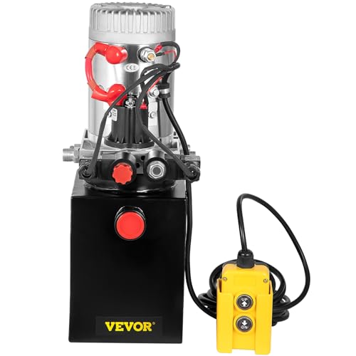 Vevor 4 QUART HYDRAULIC POWER UNIT Hydraulic Pump 12V Dc Double Acting Hydraulic Power Unit 4L Steel Tank Hydraulic Pump Power Unit thumb #10