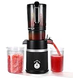Dreamhigh® Entsafter 200W, Slow Juicer mit 112MM Großem Einfüllschacht,...