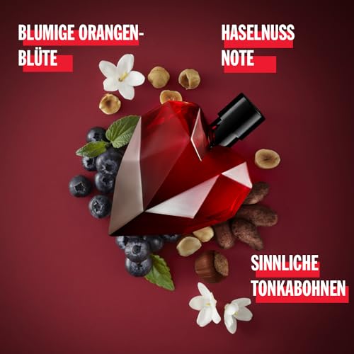 Diesel Diesel loverdose redkiss parfüm für damen eau de parfum mit orientalischem und sinnlichem duft 50 ml