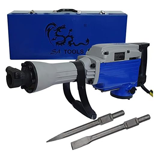 Martelete Rompedor Demolidor 1.600w 35J 15Kg Maleta SA Voltagem:110V