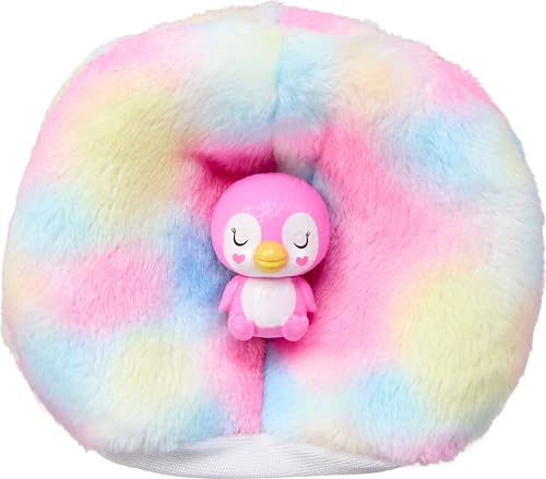 Barbie Cutie Reveal Doll & Accessories, Color Dream Series, Tie-Dyed Penguin Costume & 10 Surprises Including Color Change - image 6