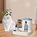 Baoblaze Automatic Pet Feeder and Waterer Dog Feeder Large Capacity, Anti Slip, Water Dispenser, Feeding Station for Cats Small Dogs, Blue