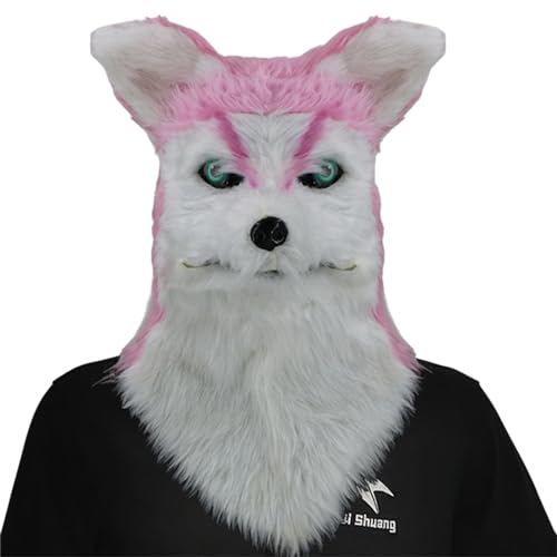 Costume Halloween en peluche pour chien avec tête réaliste animée