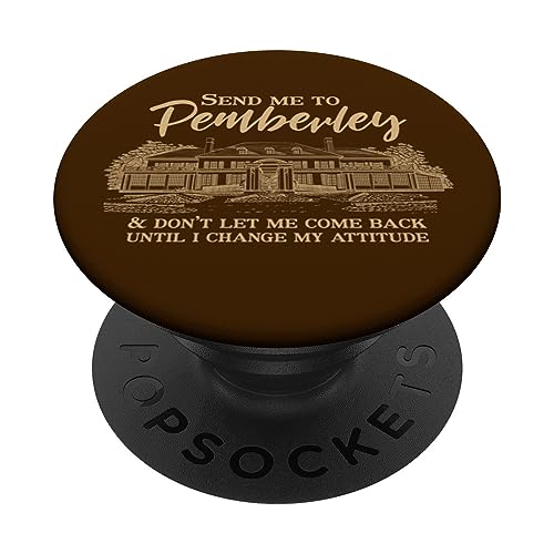 Orgullo y prejuicio, Jane Austen; Sr. Darcy Elizabeth Bennet PopSockets PopGrip Intercambiable