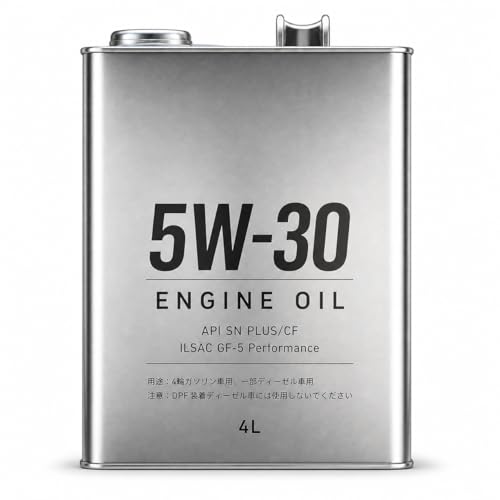 �yAmazon.co.jp����z 5W-30 �G���W���I�C�� 4L �y�[���� �X�`�[���� �K�\����/�ꕔ�f�B�[�[���ԗp �Ɩ��p�E�l�����p �ԗ������e�i���X �I�C������ API SN PLUS/CF ILSAC GF-5 Performance