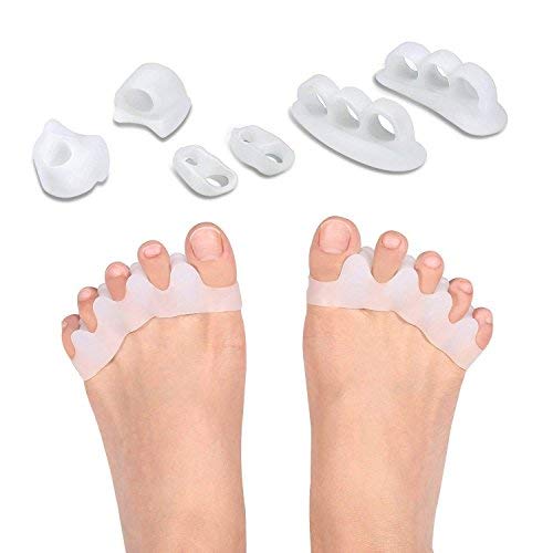 4 Paia di Sollievo Alluce Valgo, Correttore Alluce Valgo con Gel Per la Cipolla Valgo e Sollievo del Dolore ai Piedi, Indossare Nei Panni, Unisex