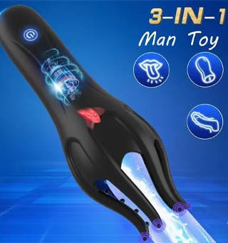 Qderbm 3in1 NeuroWave Device – Waterproof Performance Enhancer with Deep-Tissue Relief, Complete Control, USB-C Fast Charging, Easy Clean Design