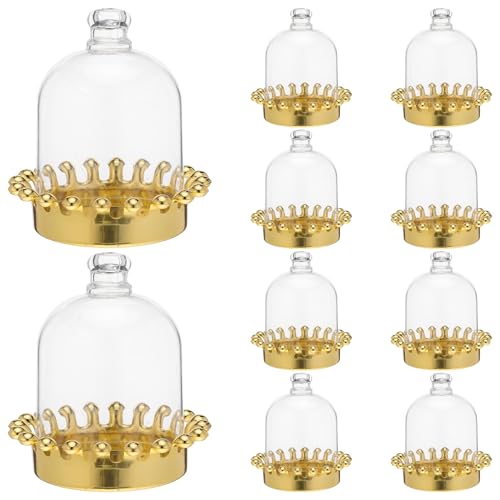 Boîtes à bonbons transparentes KICHOUSE lot de 12 contenants robustes pour dragées de mariage