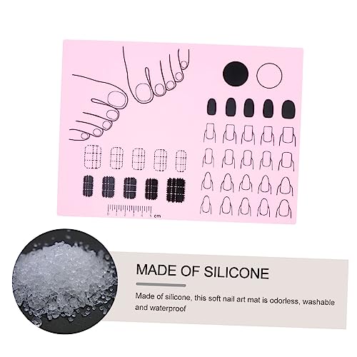FRCOLOR Almofada De Manicure De Silicone Ferramentas De Unhas Ferramentas De Manicure Arte De Unhas