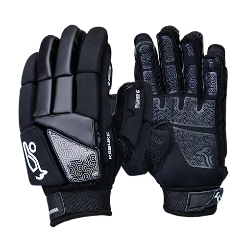 KOOKABURRA Rebuke Hockey-Handschuhe - Schwarz - M L/H