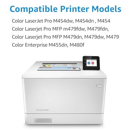 cmybabee 414x toner cartridges 4 pack high yield replacement for hp 414x 414a w2020x toner compatible with color laserjet pro mfp m479fdw m479fdn m454dw m454dn m480f printer with chip