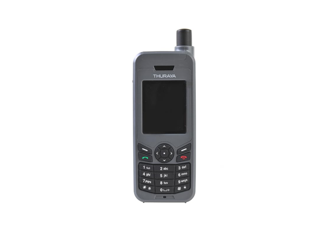 OSAT Telefono satellitare Thuraya XT-LITE + SIM Prepaid NOVA con 60 unità | Validità di 365 giorni | Copertura vocale e SMS per comunicazioni remote e di emergenza