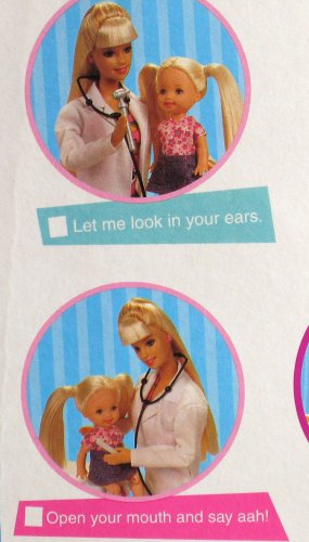 Muñecas Barbie y Kelly Carrera Doctor Infantil miniatura 5
