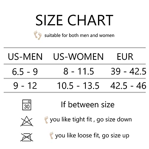 Lo Shokim Warm Thermal Socks Men Thick Hiking Socks Women Breathable Athletic Boot Socks Winter Ski Crew Socks 3 Pairs(Black,L) #TOP6