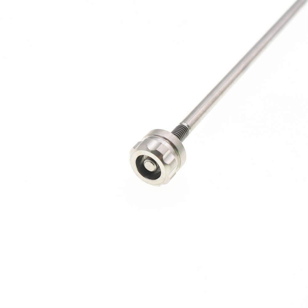 PiWine Stahl Schnellspanner, Fahrrad Quick Release Titan Bike Hub Achsen for Klapp Fahrrad Quick Release Hub Achse for 74 85 100 130 135mm Hebel Spieß Teil (Color : for 130 135mm Hub)