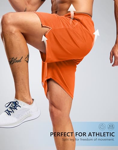 Image of G Gradual Men's Athletic Workout Shorts with Pockets 5 inch /7 inch /9 inch Lightweight Quick Dry Gym Basketball Running Shorts for Men