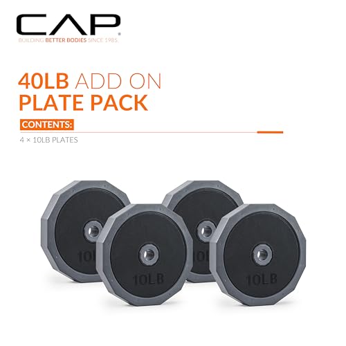 Image of CAP Adjustable Weight Set, Multi-Use Adjustable Dumbbell Set for Home Gym Strength Training, Quick Change Free Weights System, Compact Workout Equipment, Multiple Weight Options