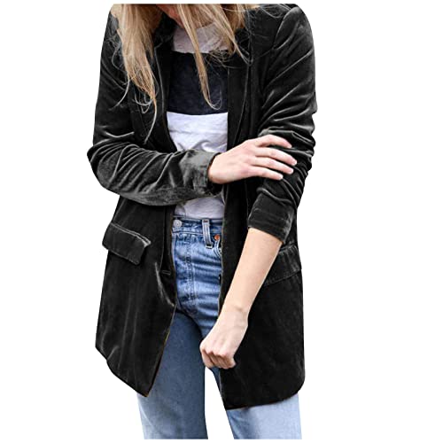 Veste de costume en velours femme idéale pour briller lors de vos soirées