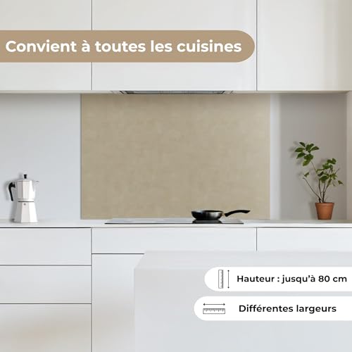 Plaque plastique rigide aspect texture nuageuse naturelle KitchenYeah - 5