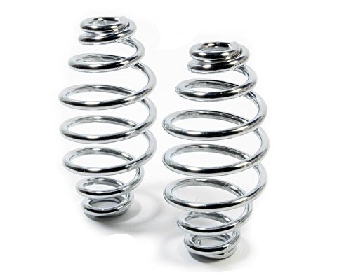 Dock66 Motorcycle Parts 5" Sitzfedern für Harley-Davidson Motorrad, Universelle Passform, Metall, Silber