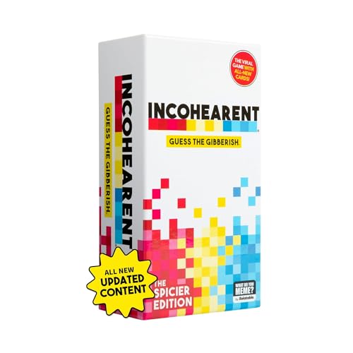 Incohearent, The Guess The Gibberish Party Game, A Funny Card Game for Adults - Incohearent Brings Laughter to Anyone in Your Life