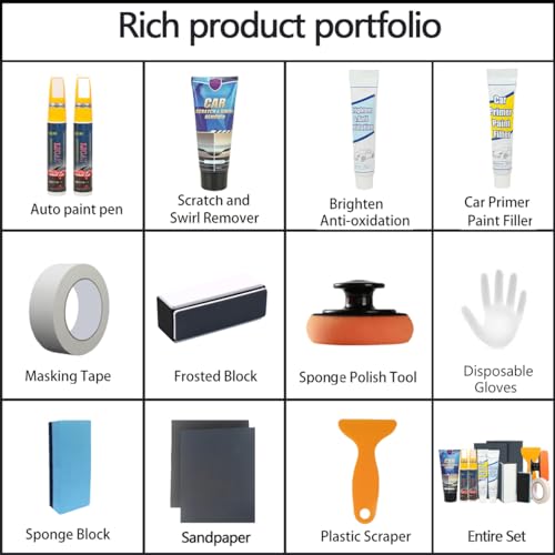Conponous ZE01 Car Scratch Repair Kit,Deep Scratch Repair Kit thumb #5
