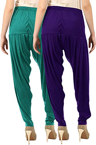 Image of Buy That Trendz Patiala Salwar for Women Relaxed Fit Viscose Patiyala Salwar Harem Bottom Pants