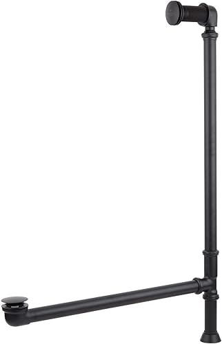 Miniatura 8 de Signature Hardware 473924 Raksha - Bañera independiente de cobre de 48 pulgadas con drenaje y desbordamiento integrados