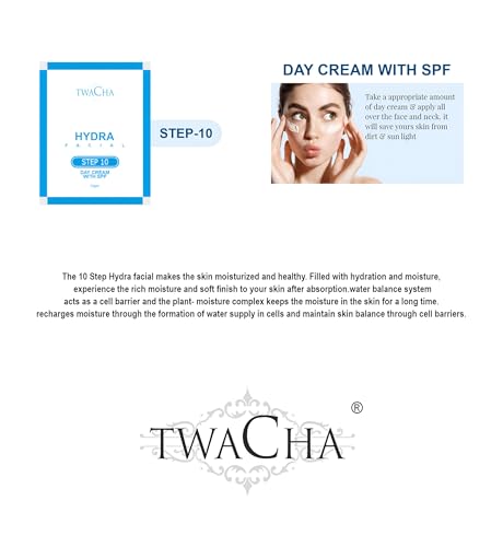 Image of TWACHA Hydra Facial Kit for Deep Hydration & Instant Brightening Skin With Hyaluronic Power For Multi-Level Skin Hydration And Rejuvenation Anti-Ageing Facial Kit for Men & Women, 1 Count