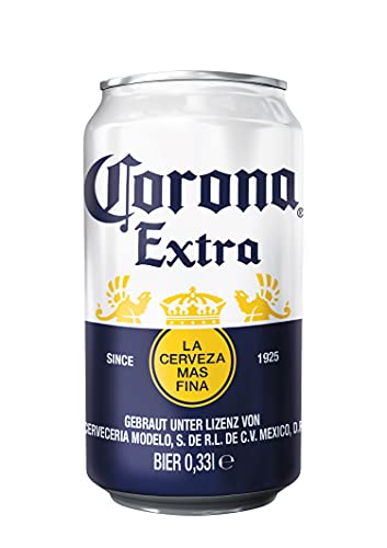 Corona Extra Premium Lager Dosenbier, EINWEG, Internationales Lager Bier (24 X 0.33 l) - Image 3