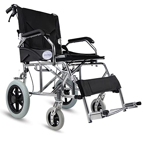 Silla De Traslado Aluminio Todo Terreno Super Compacta Y...