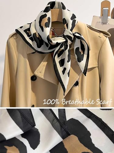 Silky Scarf for Women Lightweight Satin Bandanas Neck Hair Wrap For Sleeping Head Scarves 27.5" A214