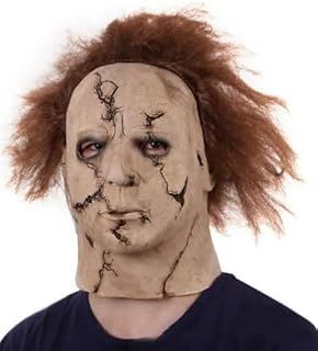 Gold Scream Mask Halloween Horror Woman, Man Cool Costume Accessory For Halloween Purge Halloween Scary Costume A3-244